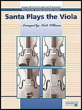 Santa Plays the Viola Orchestra sheet music cover